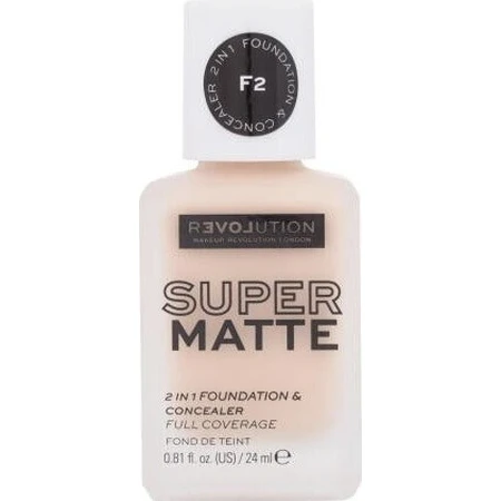 Revolution Relove, Supermatte Foundation F2, макияж 1×24 мл, макияж: цены и характеристики