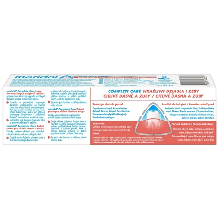 Meridol Complete Care, зубная паста, valiva dzisa i zby, 75 мл: цены и характеристики
