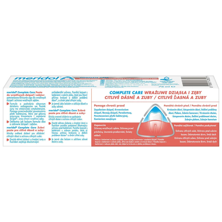 Meridol Complete Care, зубная паста, valiva dzisa i zby, 75 мл: цены и характеристики
