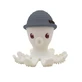 Силиконовое десневое кольцо Octopus, серое, Mombella