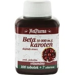 MedPharma БЕТАКАРОТЕН 10 000 м.д.+пантенол+ПАБА 1×107 к.с., дієтична добавка: ціни та характеристики