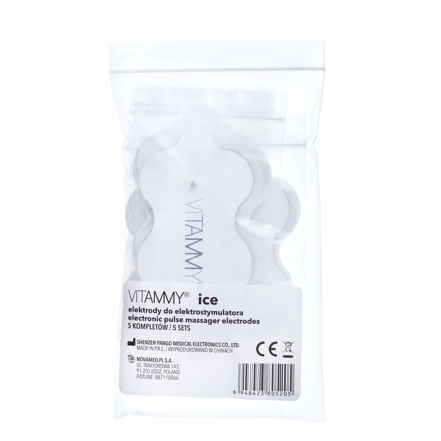 Vitammy Ice, електроди для електростимулятора, 5 пар: ціни та характеристики