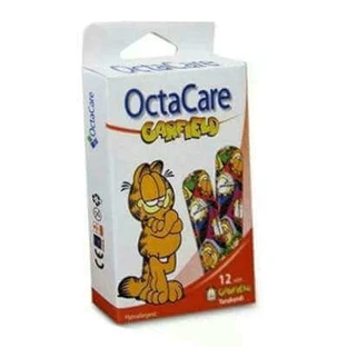 Пластирі, Garfield, 19x72 мм, 12 штук, Octacare