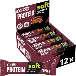 Протеиновый батончик Corny Protein SOFT Фундучная нуга 45 г