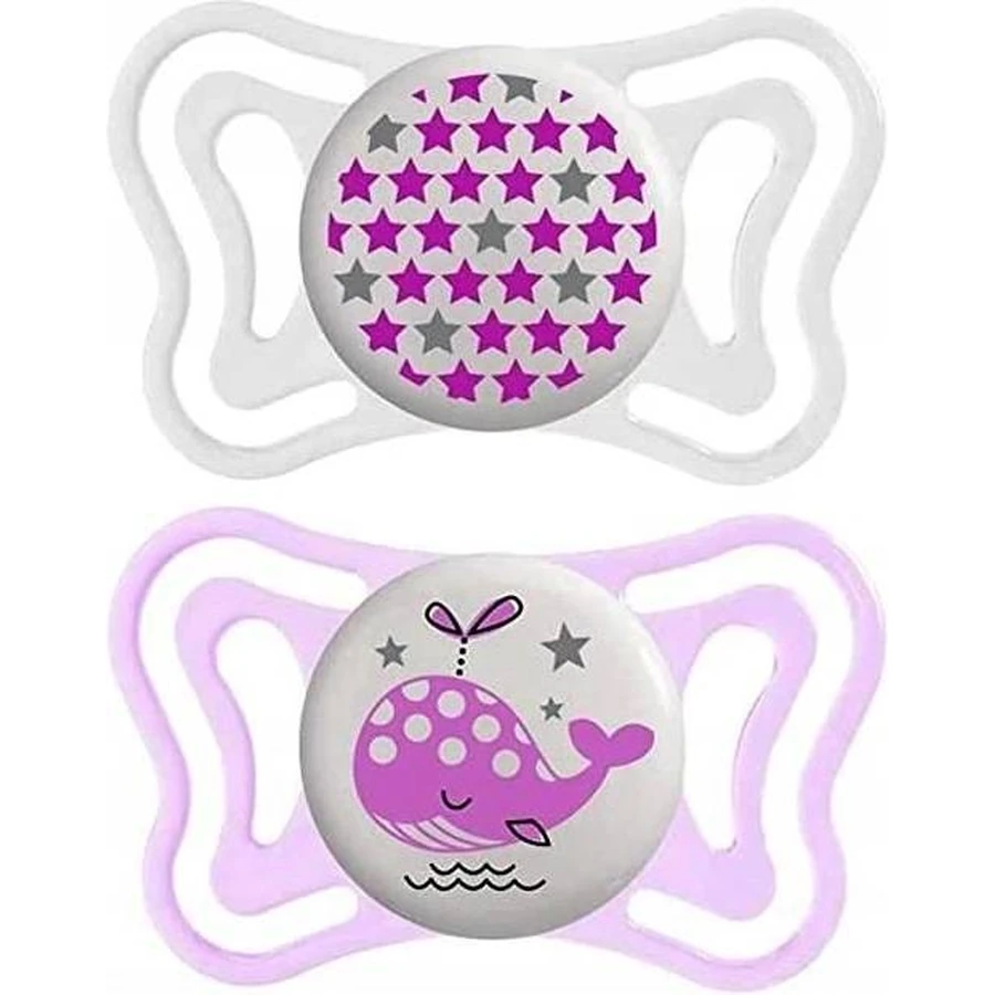 CHICCO Physio Light силиконовая пустышка nony для мальчика 2 шт, 2-6 м+ 1×2 шт, ортодонтическая пустышка: цены и характеристики