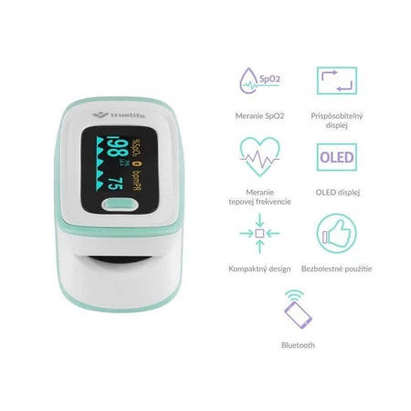Пульсоксиметр TrueLife Oximeter X5 BT с Bluetooth: цены и характеристики