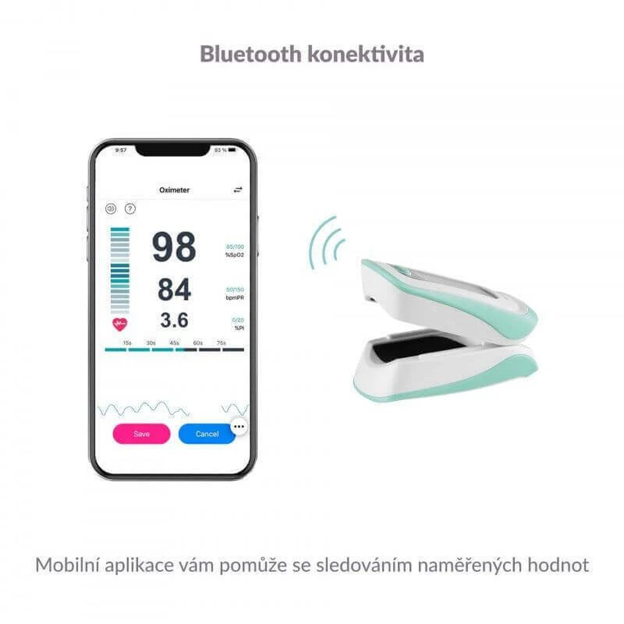 Пульсоксиметр TrueLife Oximeter X5 BT с Bluetooth: цены и характеристики