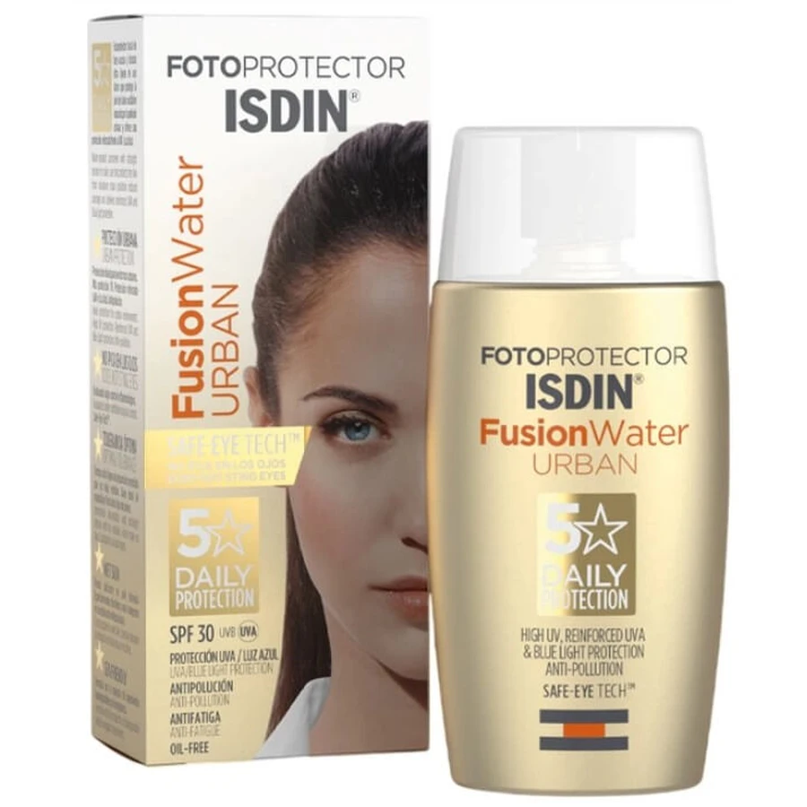 Сонцезахисний крем для обличчя Isdin Fotoprotector Fusion Water Urban SPF30, 50 мл : ціни та характеристики