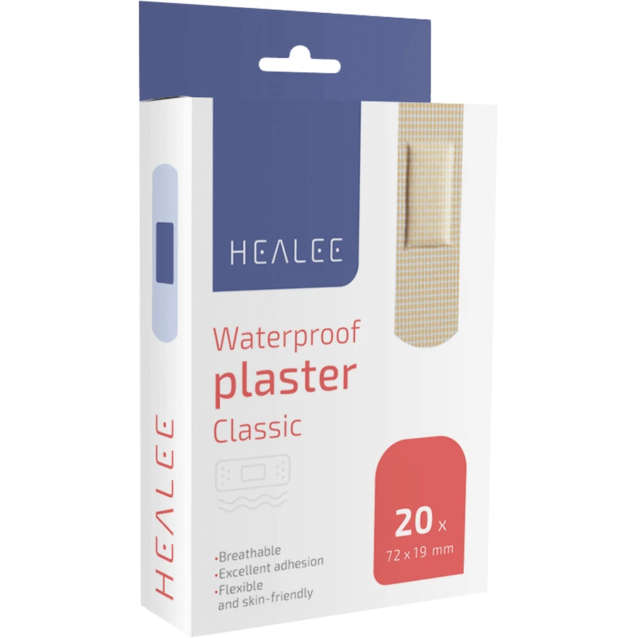 Водонепроникний пластир Healee Classic 72x19 мм 20 шт: ціни та характеристики
