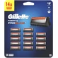 Змінні бритвені головки Gillette ProGlide для чоловіків, 14 шт.