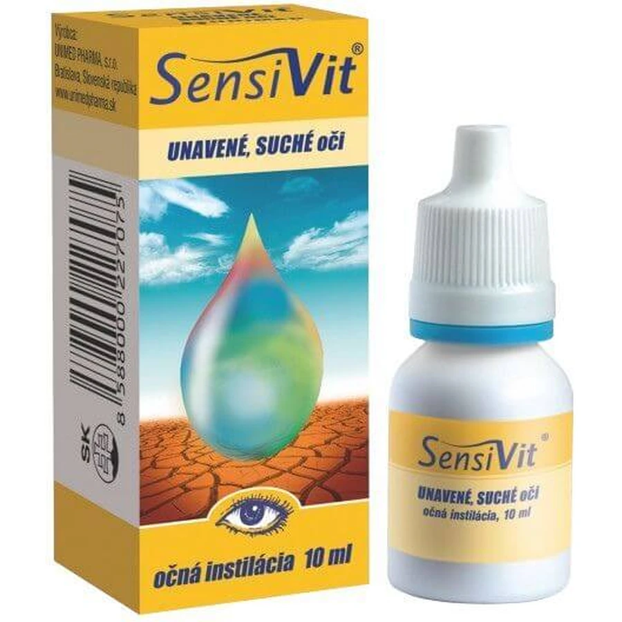 Unimed Pharma SensiVit для втомлених сухих очей 10 мл: ціни та характеристики