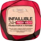 Loreal Paris Infaillible 24H Fresh Wear compact 180 Рожевий пісок, 9 г