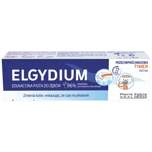 Elgydium Timer Навчальна антикоріодонтальна зубна паста з таймером, 50 мл