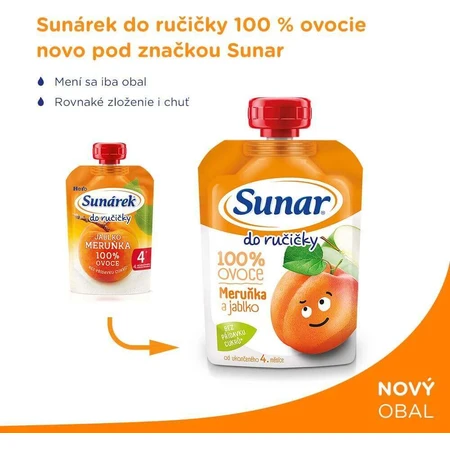 Сунар До ручок фруктові капсули абрикос 4м+ 1 х 100 г: ціни та характеристики