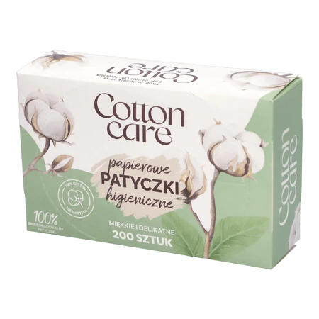 CottonCare, ватні палички, 200 шт: ціни та характеристики