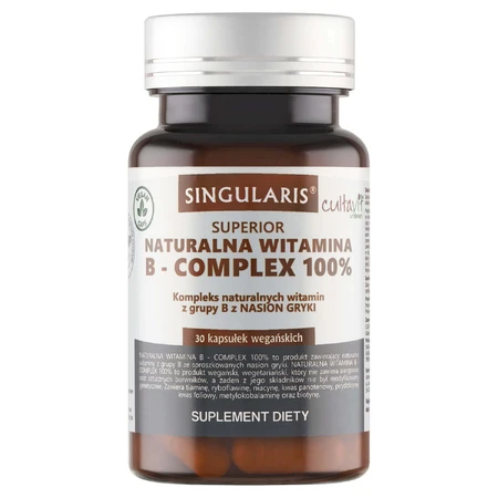 Набір Singularis Superior Natural Vitamin B- Complex 100%, 2 x 30 капсул + Вітамін D3 Forte 4000 МО, 60 мікрокапсул безкоштовно: ціни та характеристики