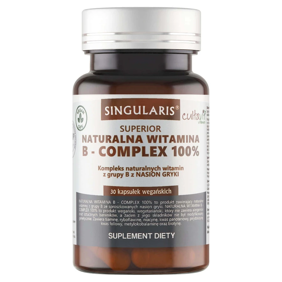 Набір Singularis Superior Natural Vitamin B- Complex 100%, 2 x 30 капсул + Вітамін D3 Forte 4000 МО, 60 мікрокапсул безкоштовно: ціни та характеристики