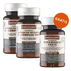 Набір Singularis Superior Natural Vitamin B- Complex 100%, 2 x 30 капсул + Вітамін D3 Forte 4000 МО, 60 мікрокапсул безкоштовно: ціни та характеристики