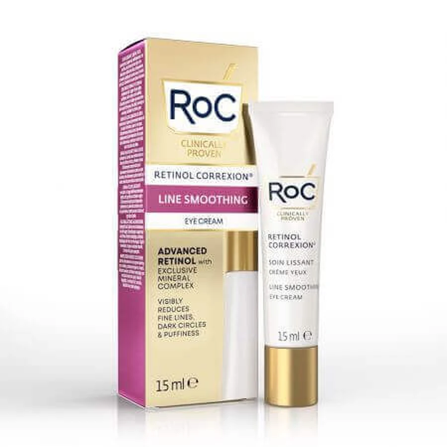 Крем для контура глаз Retinol Correxion Line Smoothing, 15 мл, Roc: цены и характеристики