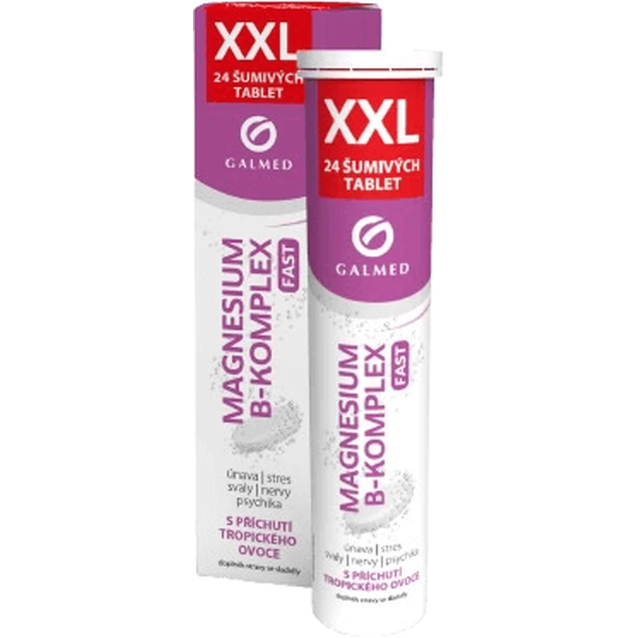 Galmed Магній В-комплекс FAST XXL 24 таблетки, що миються: ціни та характеристики