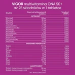 Мультивитамины Vigor Ona 50+, 60 таблеток: цены и характеристики