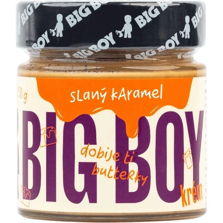 Big Boy Солодко-солоний крем зі смаком солоної карамелі. 250 г: ціни та характеристики