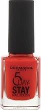 Dermacol Стійкий лак для нігтів 5 днів №52 Занадто гарячий 1×11 мл, лак для нігтів