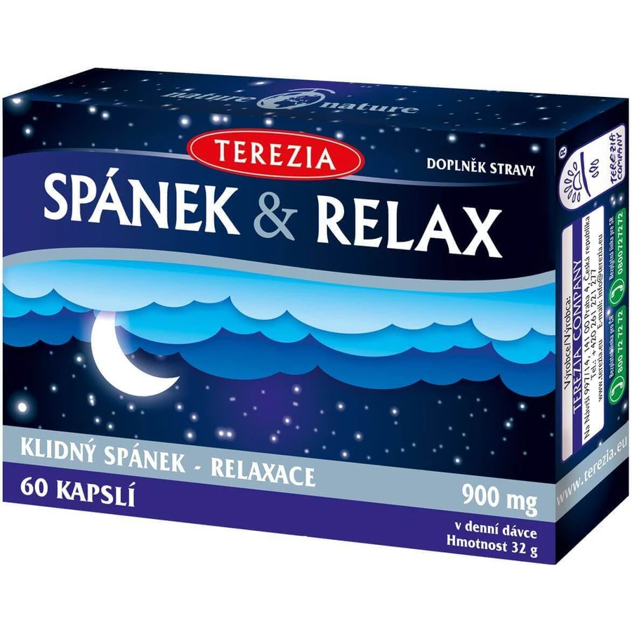 Terezia Sleep & Relax 60 капсул: ціни та характеристики