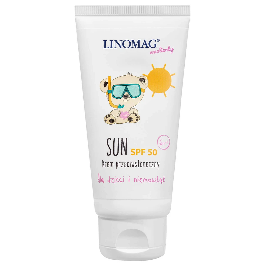 Linomag Сонцезахисний крем SPF50 з 6 місяців 50мл: ціни та характеристики