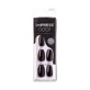 Накладные ногти Impress, All Black Medium Coffin, Kiss