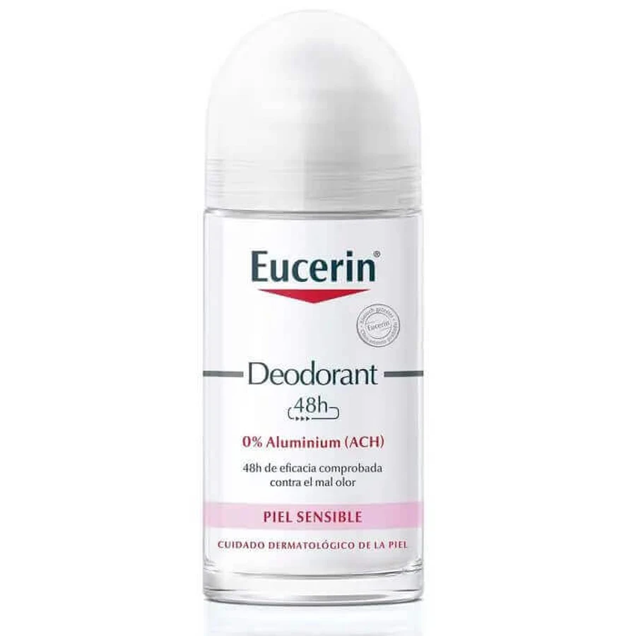 Дезодорант-шариковий без алюмінію Eucerin з 24-годинним захистом, 50 мл: ціни та характеристики