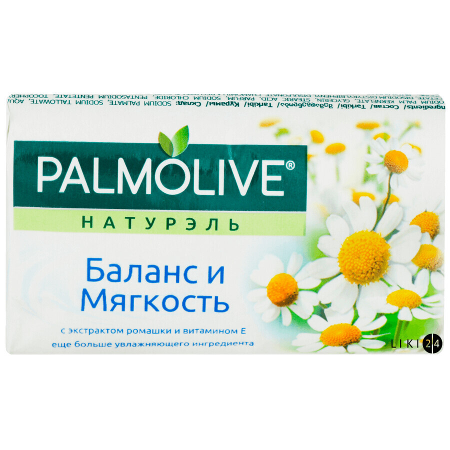 Тверде мило Palmolive з ромашкою і вітаміном E, 100 г: ціни та характеристики