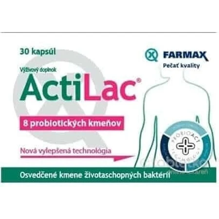 NEURAX ACTILAC 1×30 cps, пробиотик: цены и характеристики