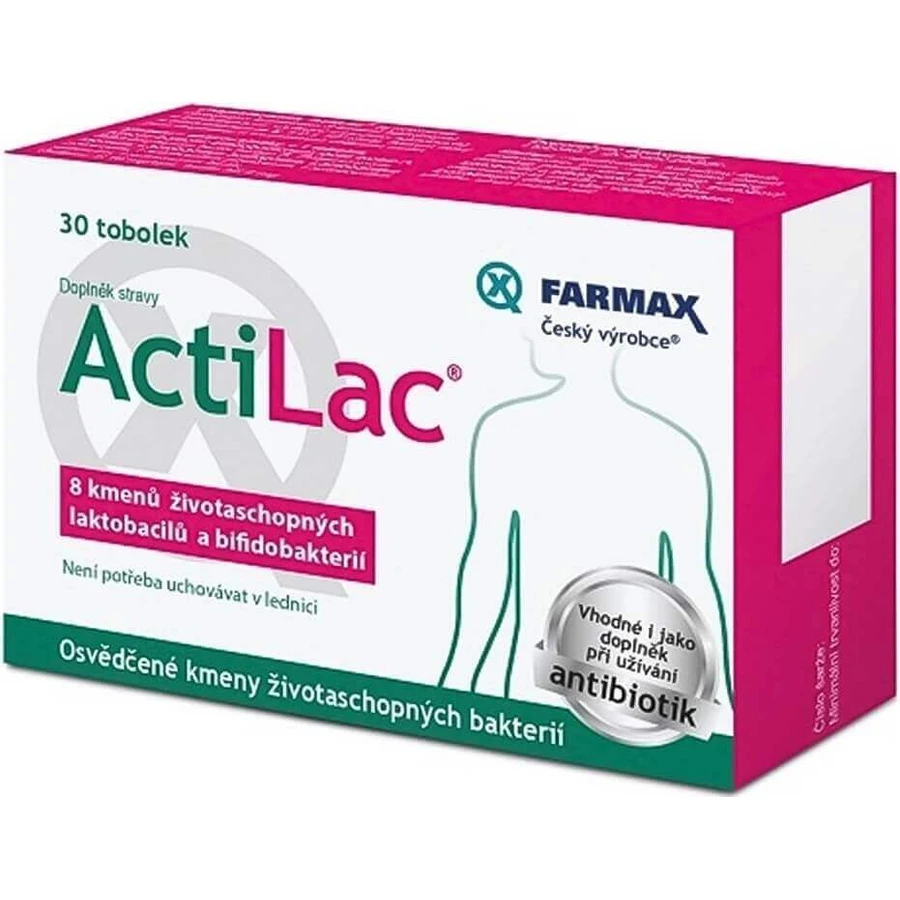 NEURAX ACTILAC 1×30 cps, пробиотик: цены и характеристики