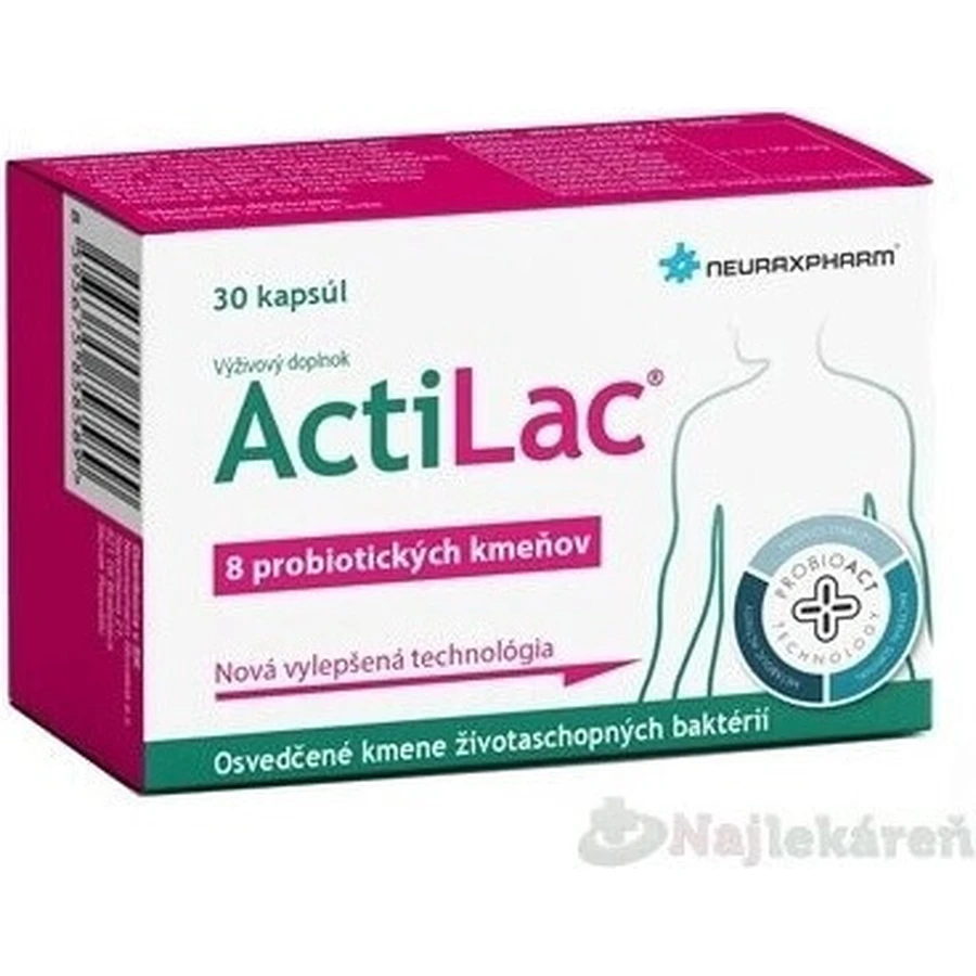 NEURAX ACTILAC 1×30 cps, пробиотик: цены и характеристики