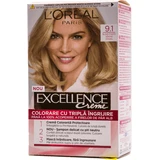 Loreal Paris EXCELLENCE CREME Стійка фарба для волосся з аміаком 9.1, 1 шт.