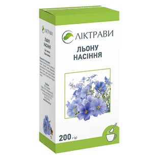 Льону насіння насіння 200 г пачка, з внутр. пакетом