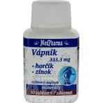 MedPharma CALCIUM 333,3 мг + магний + цинк 1×37 табл, кальций + магний + цинк: цены и характеристики