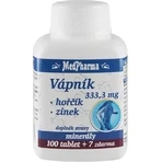 MedPharma CALCIUM 333,3 мг + магний + цинк 1×37 табл, кальций + магний + цинк: цены и характеристики