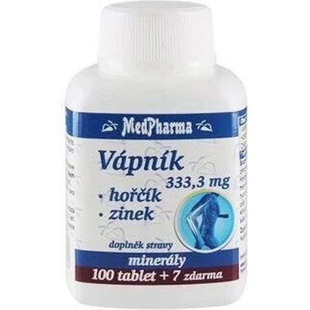 MedPharma CALCIUM 333,3 мг + магний + цинк 1×37 табл, кальций + магний + цинк: цены и характеристики