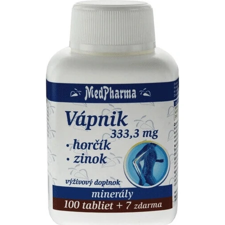 MedPharma CALCIUM 333,3 мг + магний + цинк 1×37 табл, кальций + магний + цинк: цены и характеристики
