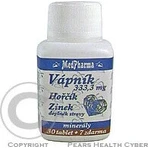 MedPharma CALCIUM 333,3 мг + магний + цинк 1×37 табл, кальций + магний + цинк: цены и характеристики