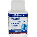 MedPharma CALCIUM 333,3 мг + магний + цинк 1×37 табл, кальций + магний + цинк: цены и характеристики