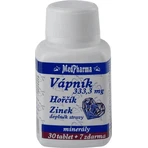 MedPharma CALCIUM 333,3 мг + магний + цинк 1×37 табл, кальций + магний + цинк: цены и характеристики