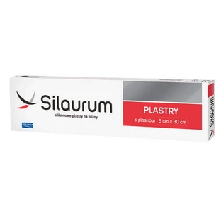 Silaurum, силиконовые пластыри, для шрамов, 5смx30см, 5 штук