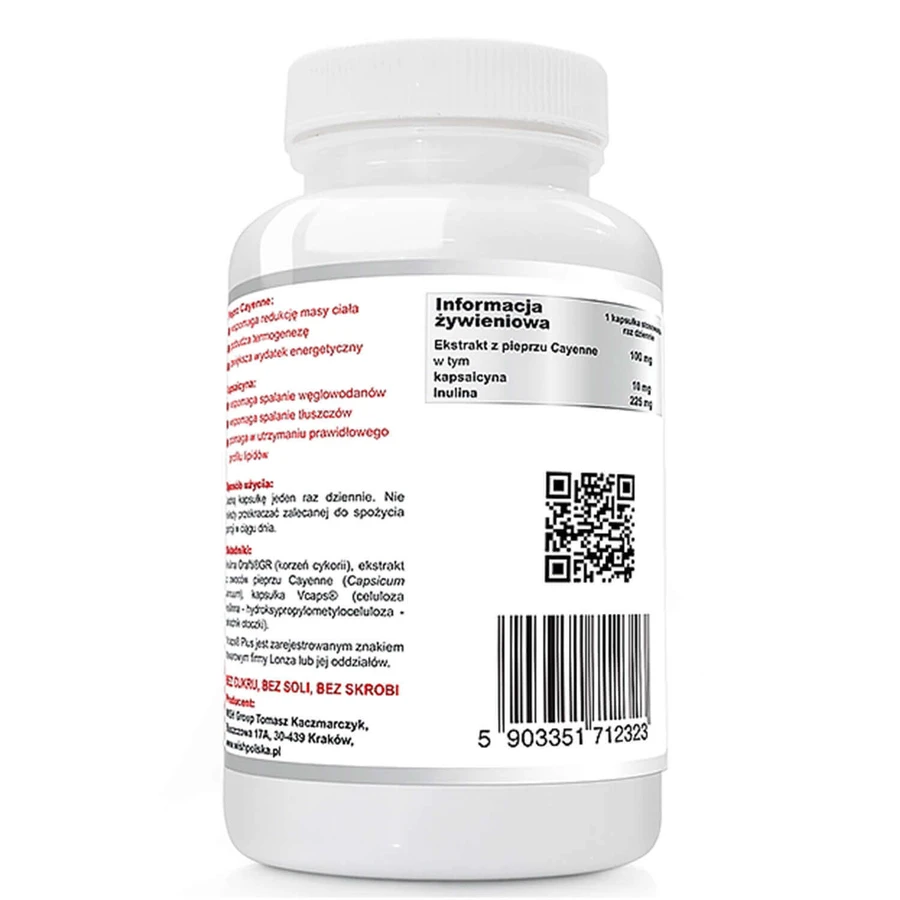 Wish Capsaicin Extract Forte 10 mg + Prebiotic, 120 капсул: цены и характеристики