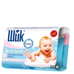 Мило туалетне Шик Дитяче з екстрактом ромашки 70 г