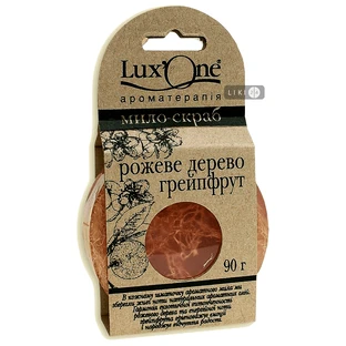 Тверде мило Lux'One Ароматерапія парфумерне гліцеринове Рожеве дерево-грейпфрут, 90 г