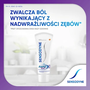 Sensodyne Ультрашвидка зубна паста з фтором, 75 мл