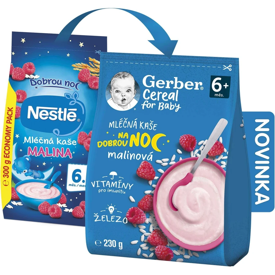 Gerber Зерно mliena kaa малина Спокойной ночи 230 г: цены и характеристики
